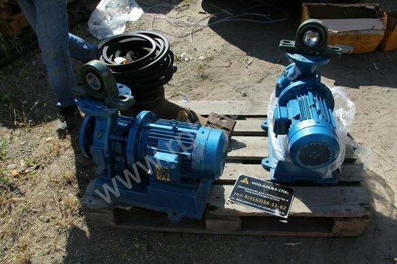 Насос ISW80-100 (мощность 3 кВт, напор 12,5 м, расход 50 кубометров в час) (10)